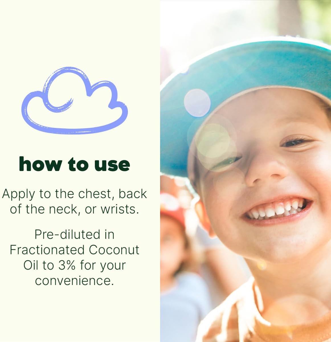 Plant Therapy KidSafe Happy Place Essential Oil Blend 10 mL (1/3 oz) Pre-Diluted Roll-On 100% Pure, Therapeutic Grade