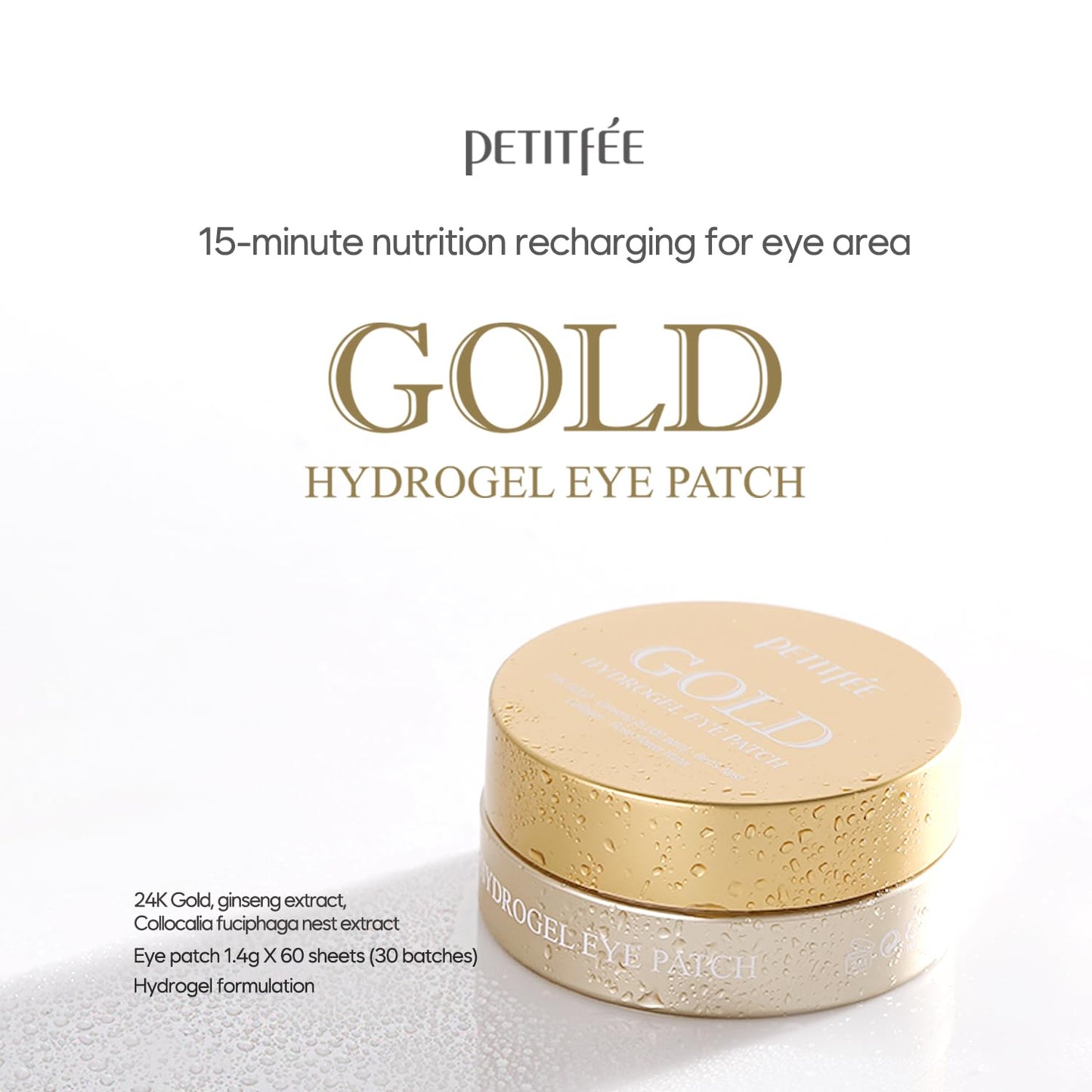 Gold Hydrogel Eye Patch 60ea (30pairs)