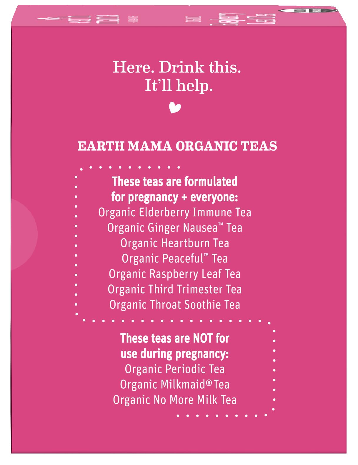 Earth Mama Organic Raspberry Leaf Tea Bags | Labor Tonic & Menstrual Support Herbal Tea, Red Raspberry Leaf Tea for Pregnancy & Postpartum Care Recovery, Caffeine Free Tea, Non GMO, (16-Teabags, 2-Pk)
