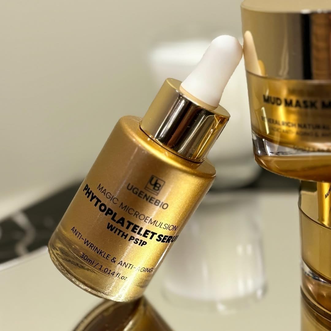 GreenEco Phytoplatelet Serum – Antioxidant, Hydrating K-Beauty Skincare - Advanced Anti-Wrinkle & Skin-Whitening Treatment with PS1P, Niacinamide & Vitamin C