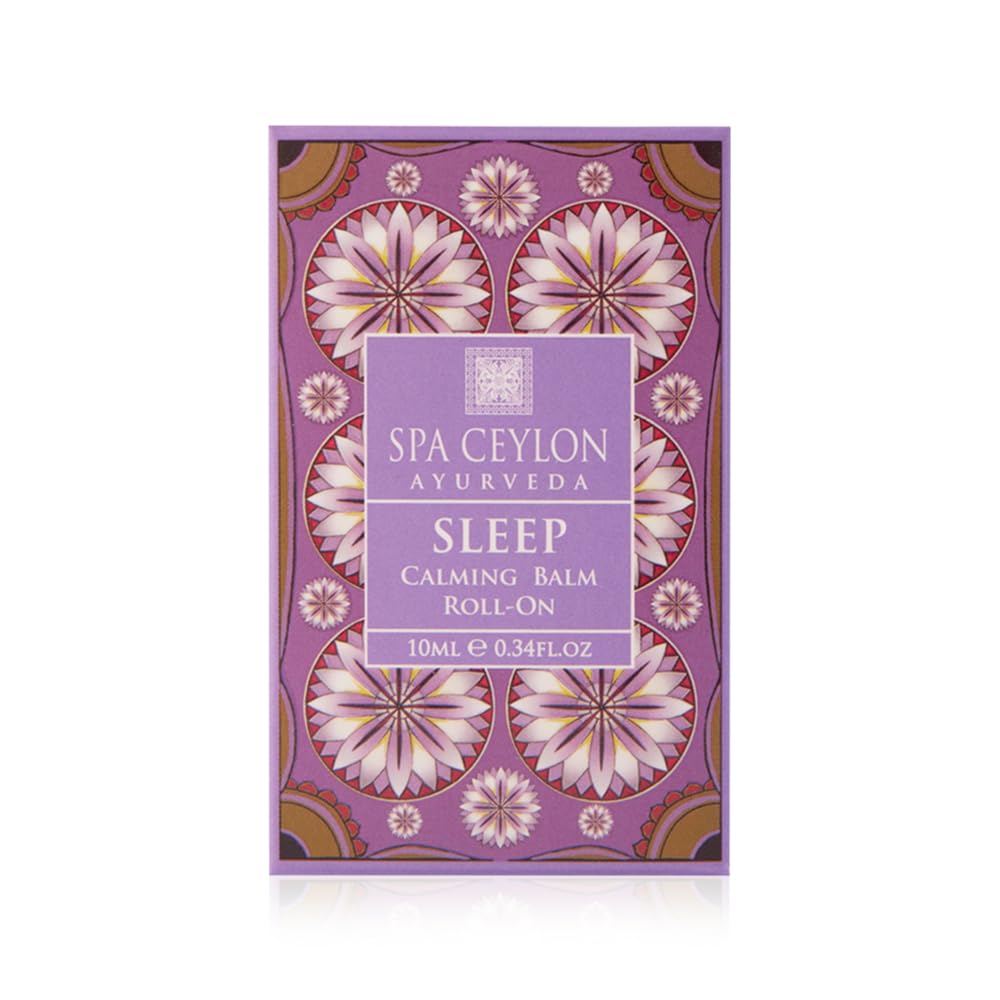 SPA CEYLON Sleep Calming Balm Roll On | Natural Sleep Aid with Soothing Scent | Quick-Acting Bedtime Relief | Travel-Friendly for All Skin Types