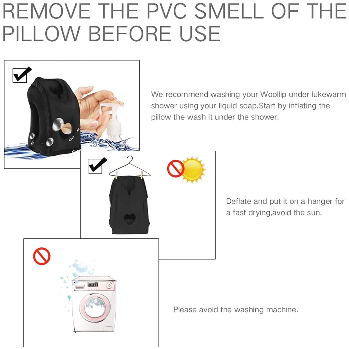 Inflatable Travel Pillows for Airplane, Blow Up Neck Pillow for Sleeping, Airplane Travel Essentials for Long Flight Support Head, Neck and Lumbar, Used for Car/Bus/Train/Office Rest, Adults Kids