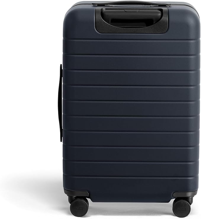 Away Bigger Carry-On Luggage, Lightweight Hardside Large Suitcase with Spinner Wheels, TSA Lock, Airline Approved, Navy Blue
