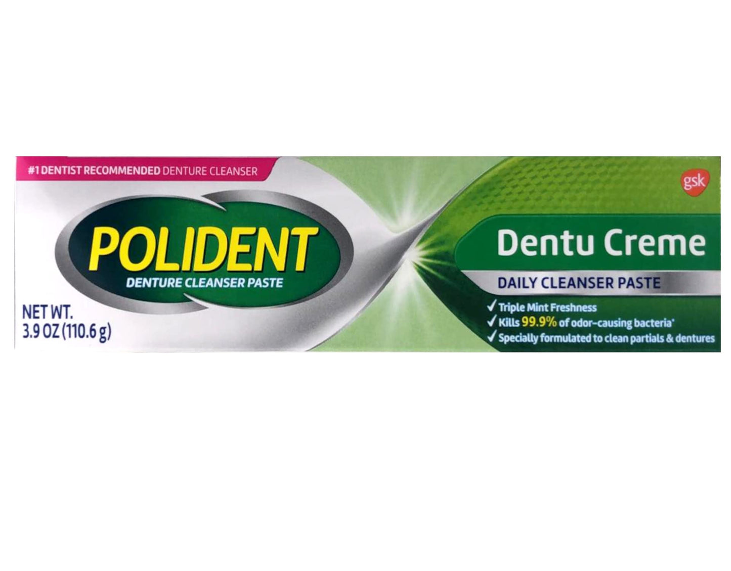 Polident Dentu-Creme, 3.9-Ounce (Pack of 6) by GlaxoSmithKline