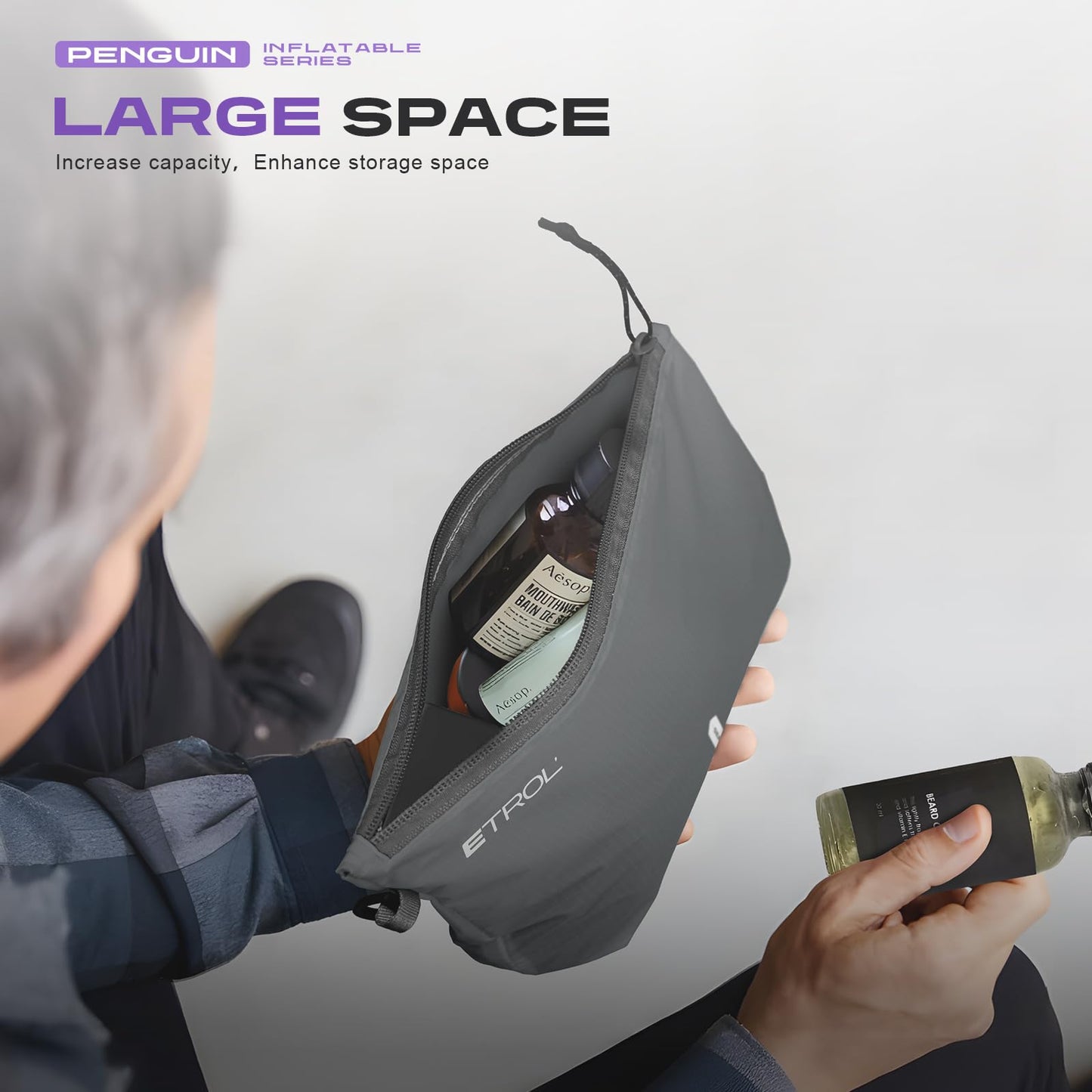 ETROL Travel Packing Cubes Set of 4, Waterproof Compression Storage Bags for Clothes, Lightweight Luggage Organizers for Suitcase, Backpacking, Hiking, Camping & Business Trips(S+M+L+XL)