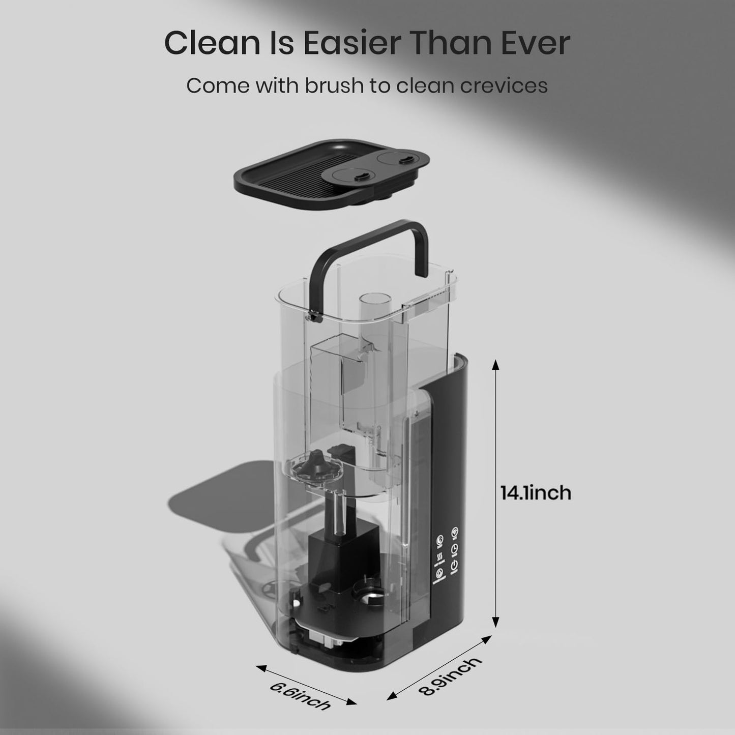 OGACFO 5L Cool Mist Humidifiers for Bedroom Large Room, Top Fill Ultrasonic Smart Air Humidifier for Baby & Plants with Essential Oil Diffuser, 50H Runtime 28 dB Quiet Baby Humidifier