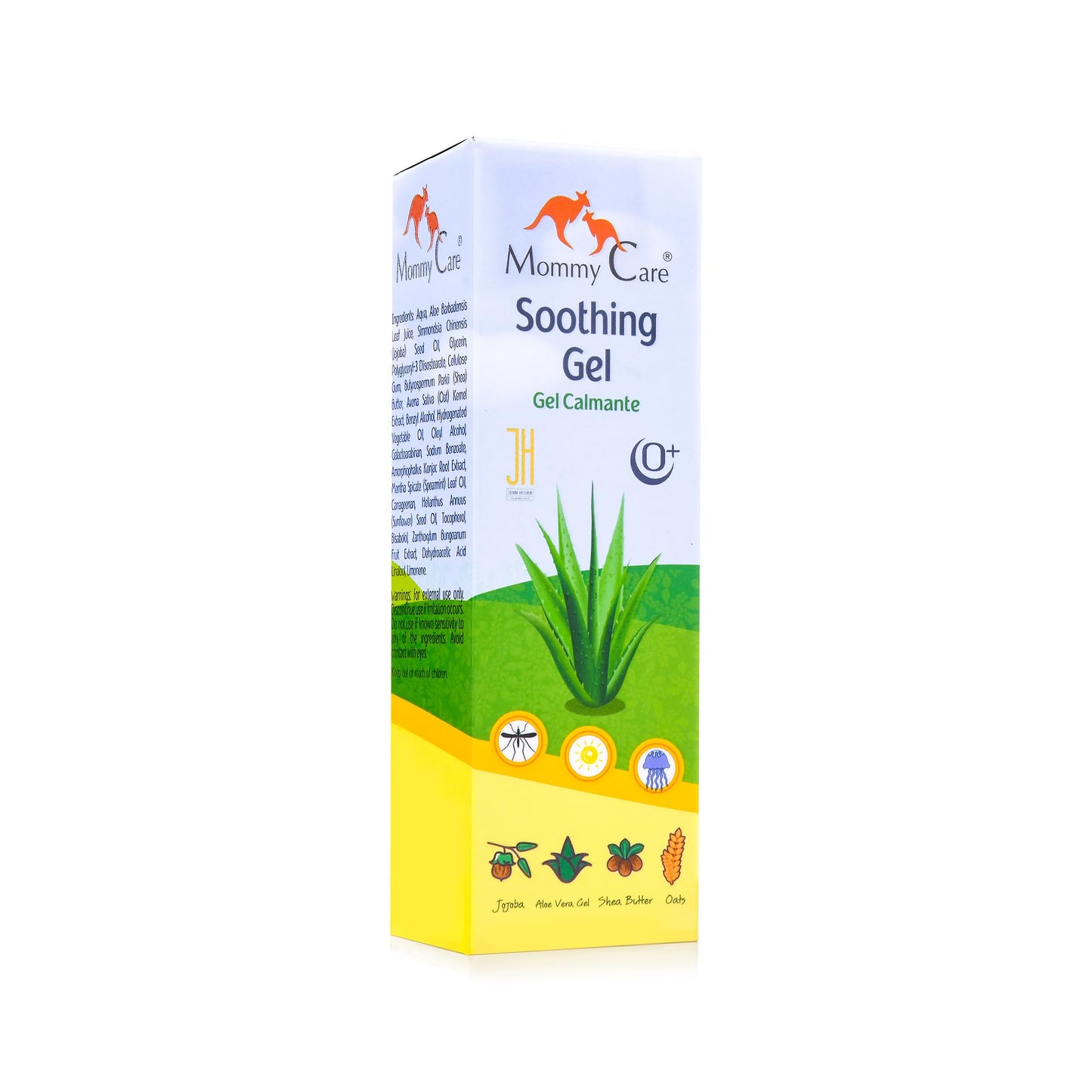 Mommy Care Soothing Gel – Aloe Vera Formula for Fast-Acting Sunburn & Bug Bite Relief, Cooling & Calming Skincare Solution, 70 ml / 2.03 fl oz