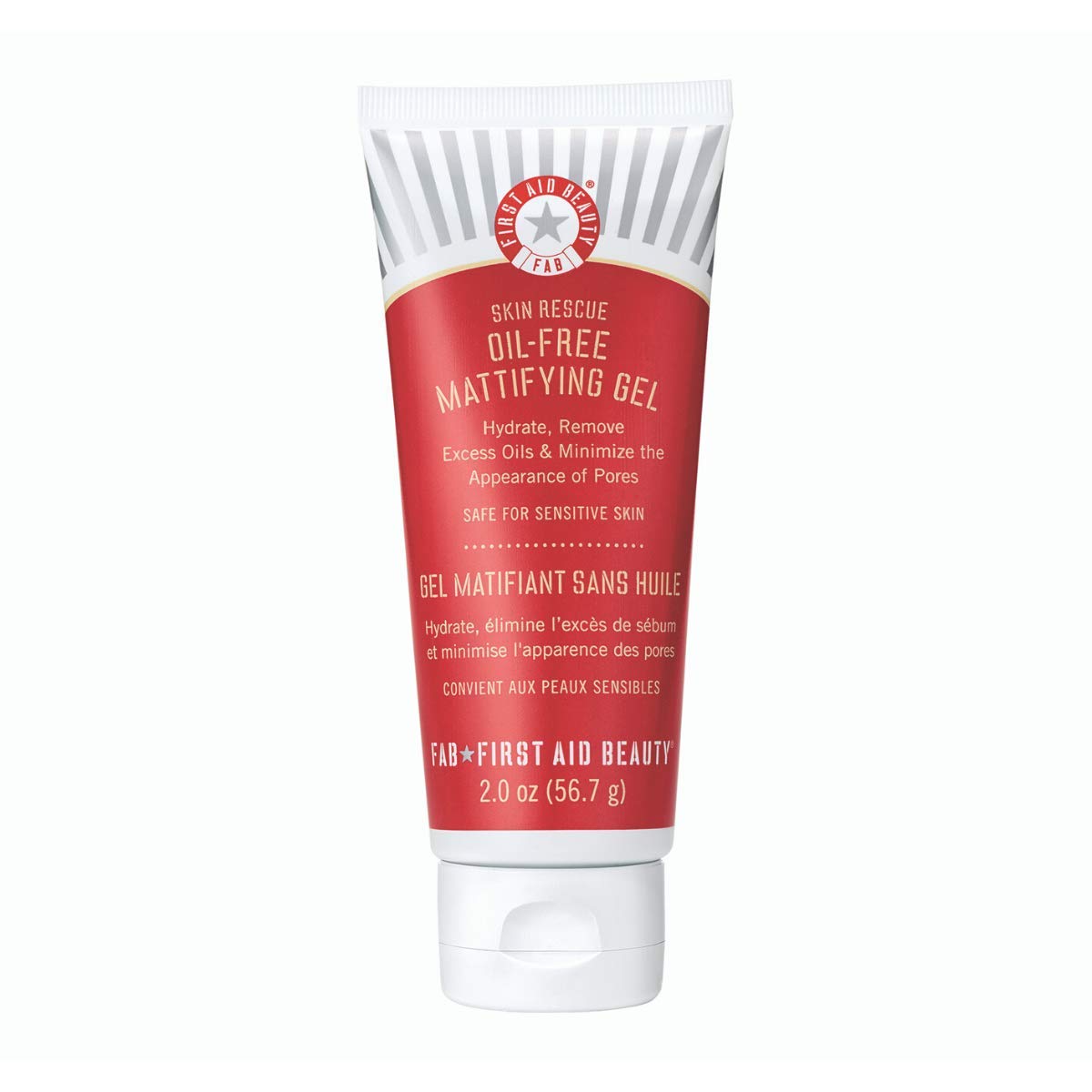 First Aid Beauty Skin Rescue Oil-Free Mattifying Gel, 2 Ounces