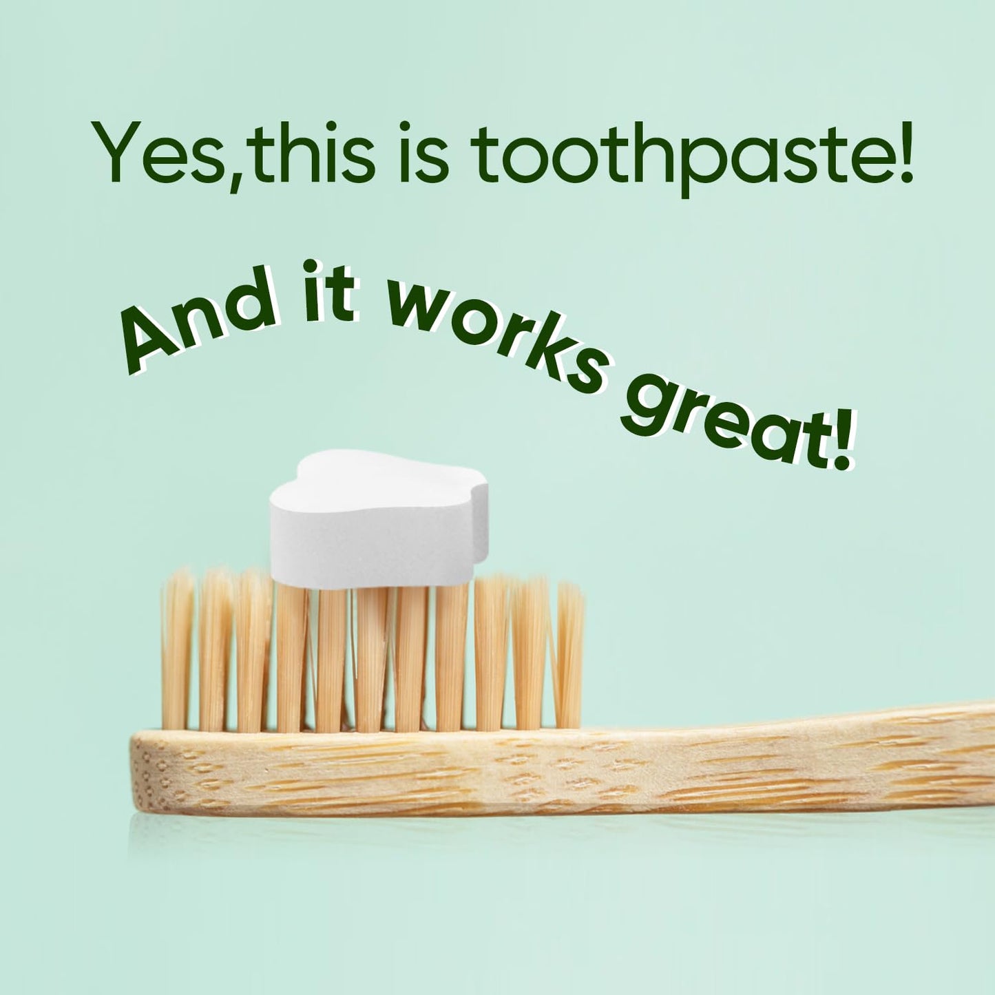 MySmile Toothpaste Tablets, Travel Friendly Mouthwash Tablets, Fluoride Free Toothpaste Tablets - Nano hydroxyapatite, Reduce Sensitivity, Natural Whitening, Remineralize Teeth, Fresh Breath. 45Tabs