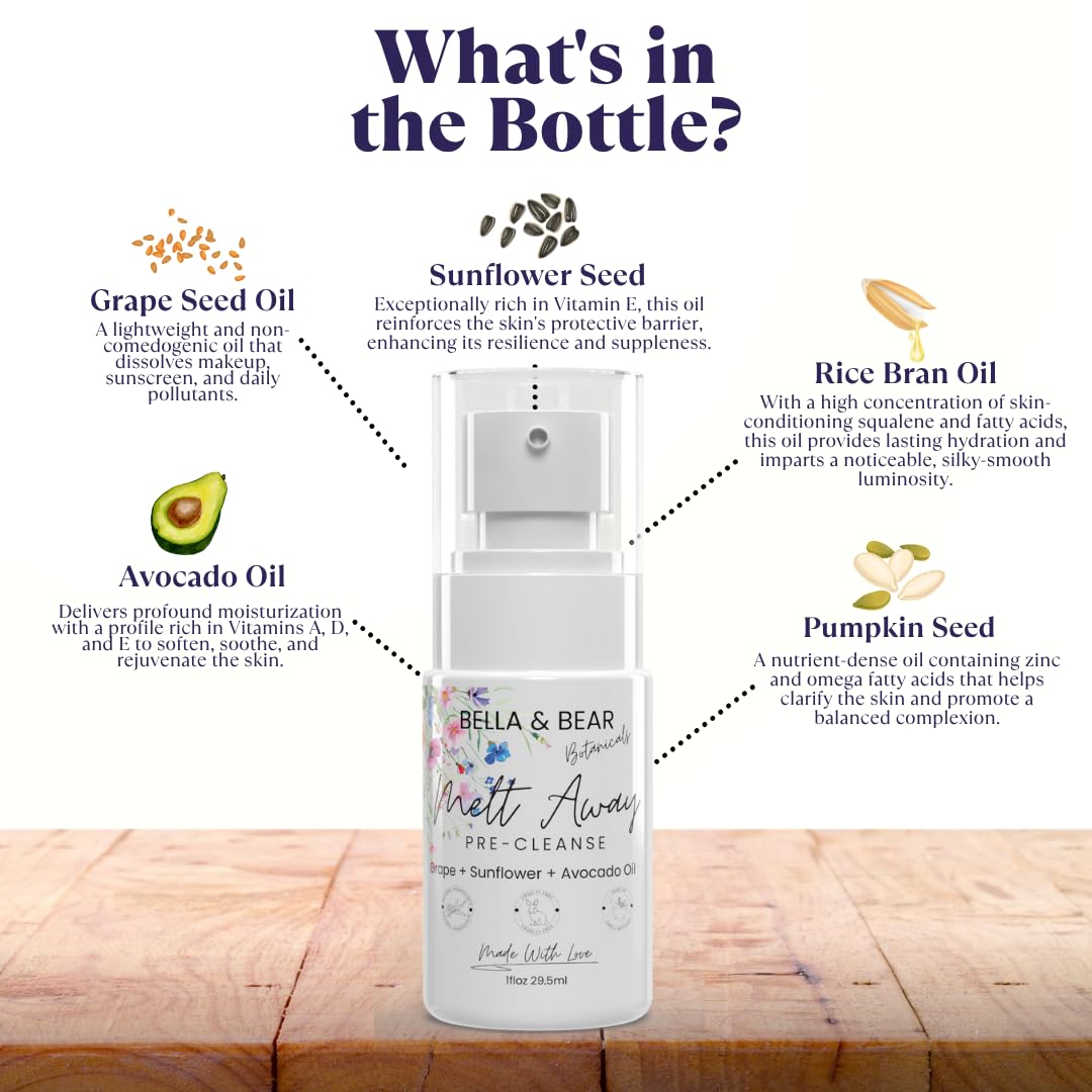 The Twilight Ritual Skincare Set - PM Routine for Repair, Hydration & Radiance - Melt Away Pre-Cleanse, Super Smoothie Cleanser, Desert Defender Toner, Starry Night Serum, Glow-To-Bed Hydrator