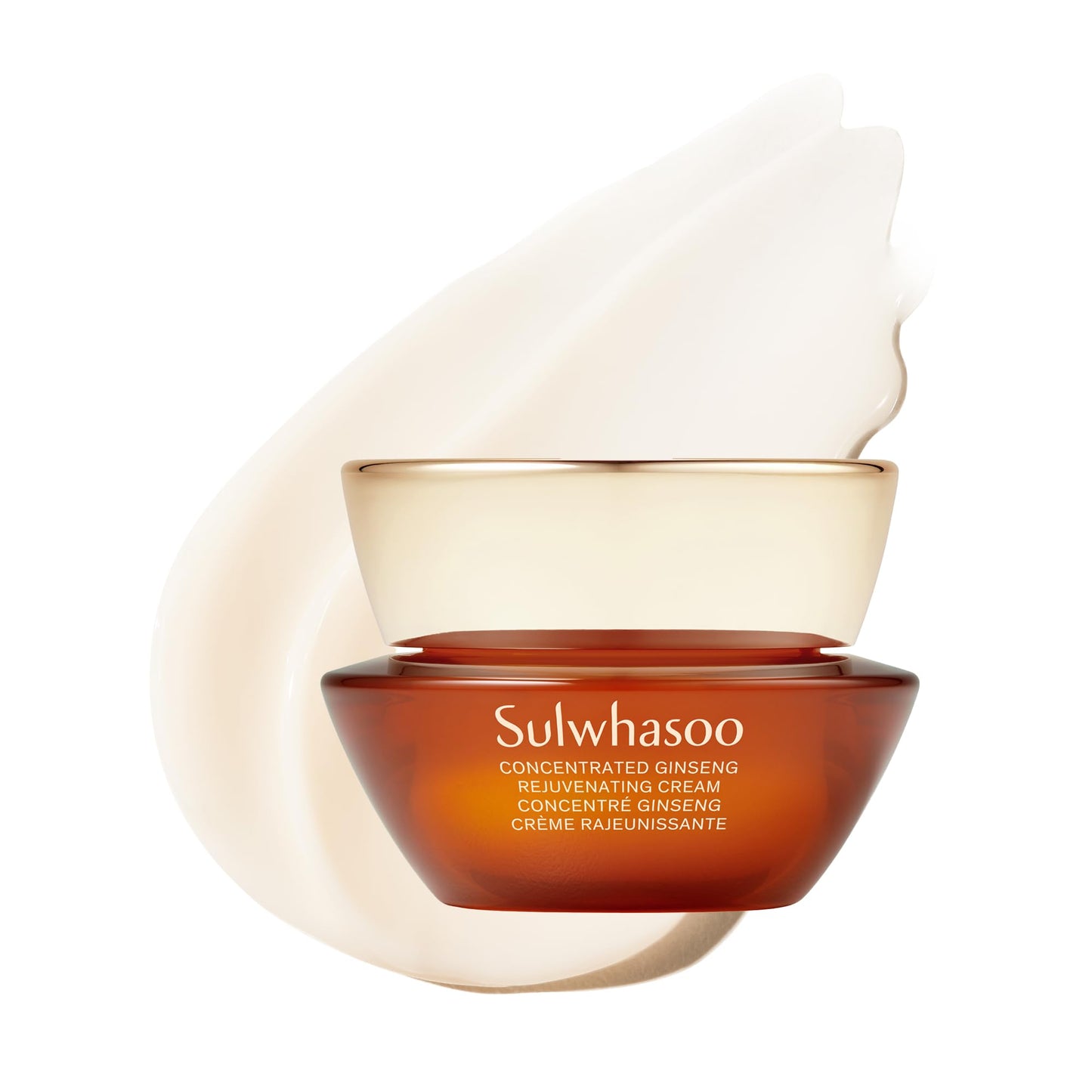 Sulwhasoo Concentrated Ginseng Rejuvenating Cream- Korean Ginseng & Peptide Anti-Aging Moisturizer with Vitamin C Derivative & Squalane for Wrinkles & Deep Hydration 0.33 fl. oz.