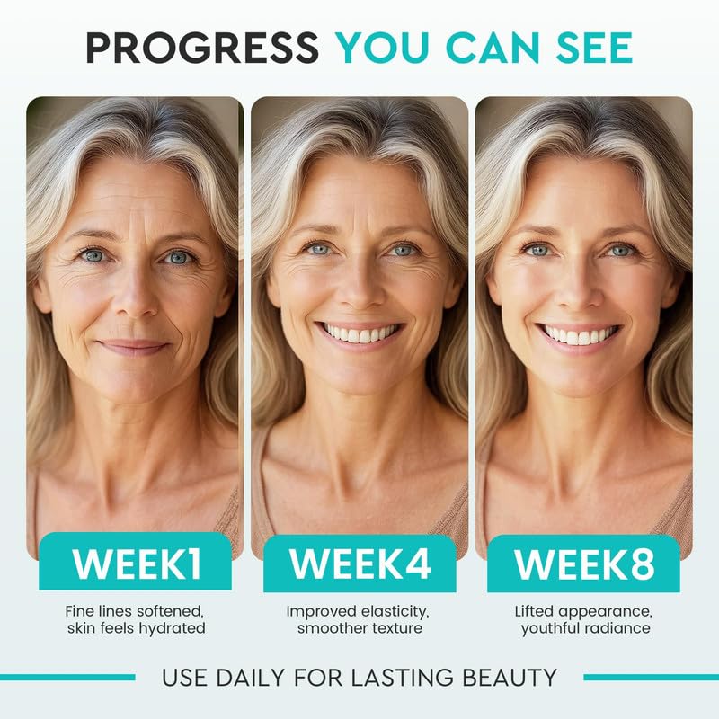 Elvira Retinol Anti Aging Face Moisturizer- Collagen Cream With Stem Cell & Hyaluronic Acid, Instant Face Lift Cream for Skin Tightening and Firming, Wrinkle Smoother for Women & Men, 1.85 Fl Oz