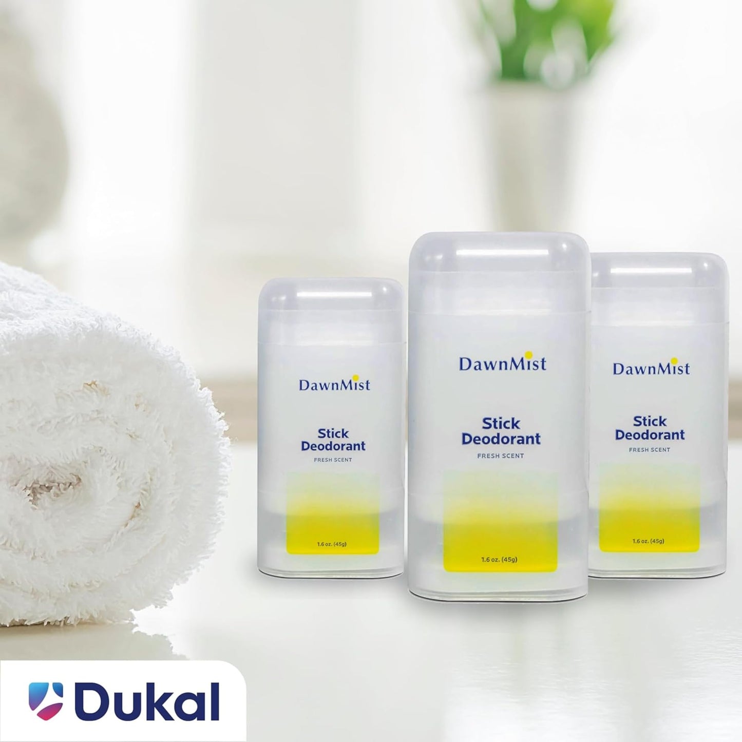 DAWNMIST Stick Deodorant, Fresh Scent 1.6 oz. Clear (Box of 144)