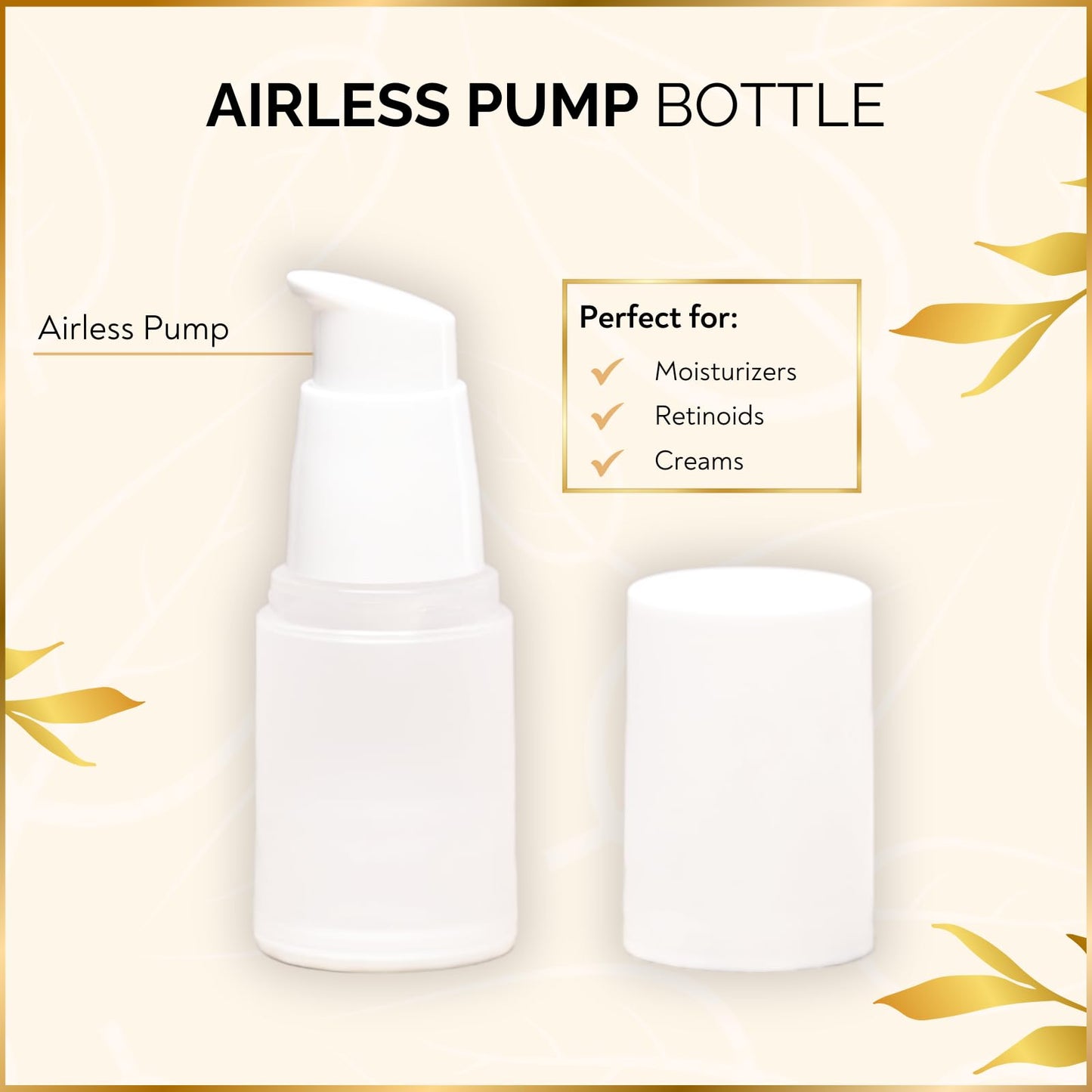 11 Piece Travel Skincare Containers Set - TSA Approved Toiletry Bag & Travel Size Toiletries Bottles - Airless Pump, Dropper Bottles & Travel Size Containers for Serums, Moisturizers, & Oils