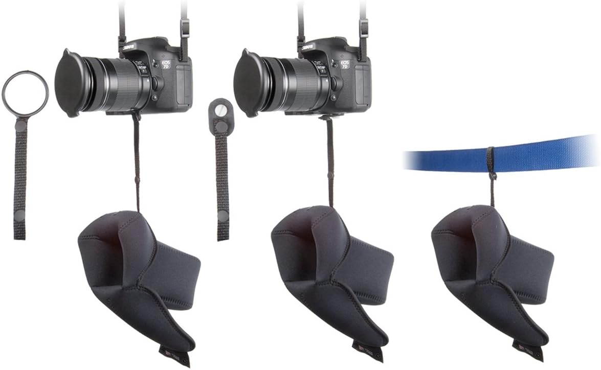 OP/TECH USA Soft Pouch – Compact digital camera case, lightweight accessories pouch, sleek neoprene sleeve for DSLR, perfect for backpacks & travel – durable protection in style | D-SLR| Black