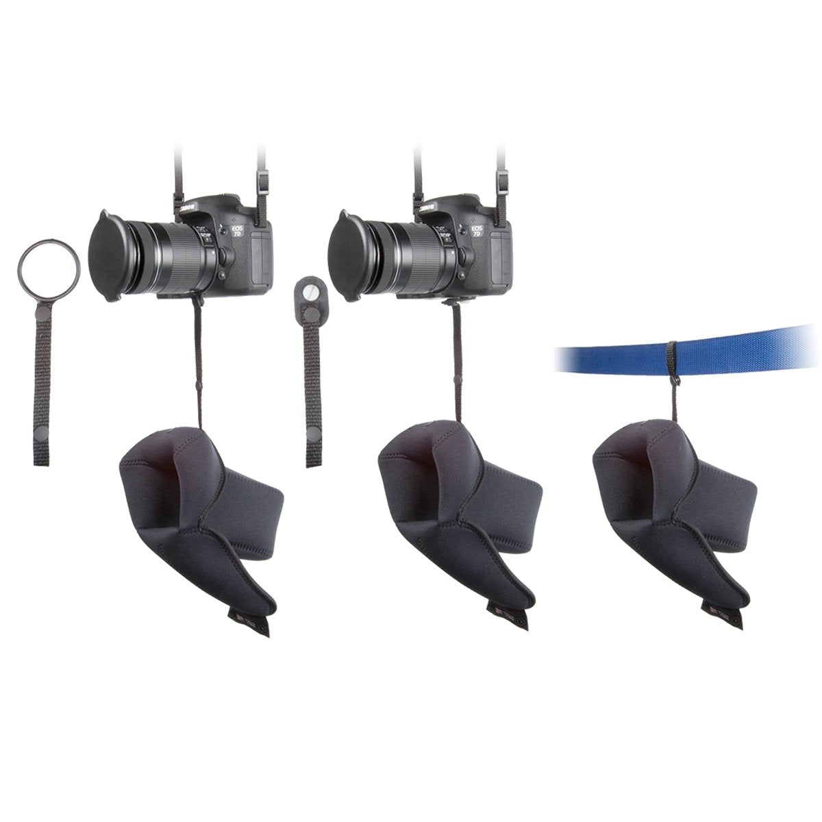 OP/TECH USA Soft Pouch – Compact digital camera case, lightweight accessories pouch, sleek neoprene sleeve for DSLR, perfect for backpacks & travel – durable protection in style | D-SLR| Black