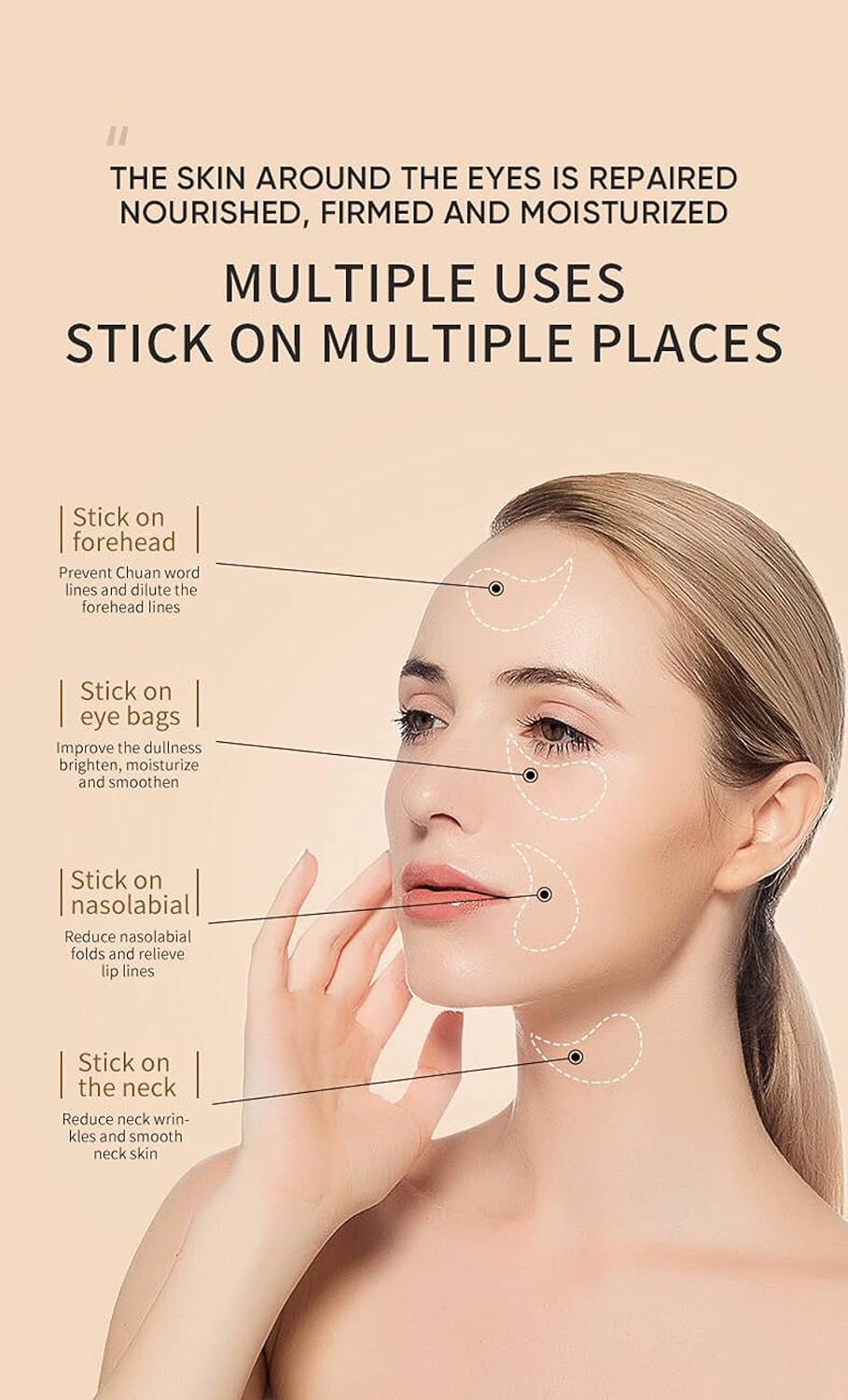 Green Cosmos 24k Under Eye Patches - 30 Pairs - Under Eye Mask for Eye Care,Hydrating Moisturizing Eye Mask Patch Under Eye Patches for Dark Circles and Puffiness (24K Gold)