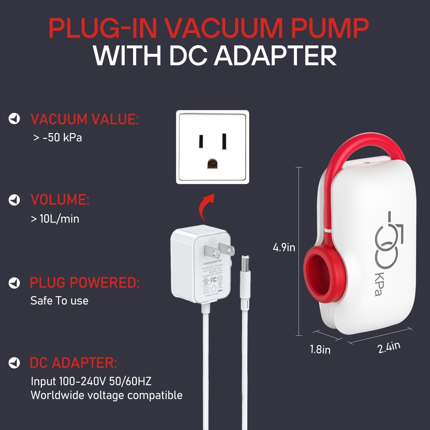 VMstr 12 Pack Vacuum Storage Bags for Travel, Carry-on Size for Luggage Compression Packing, Space Saver with High Pressure Electric Pump(DC Power)