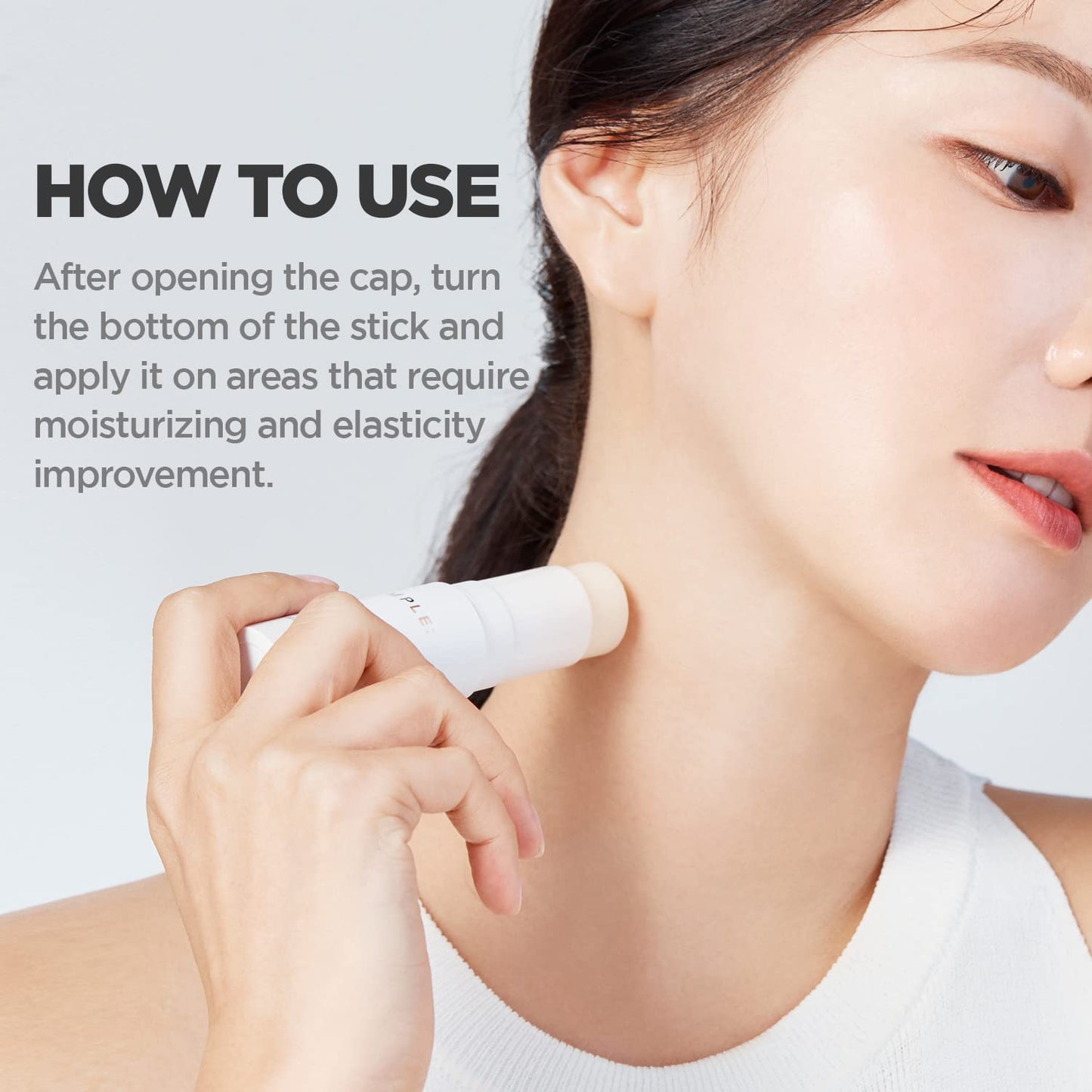 CORÉANA Ceramide Shot Double Core Multi Balm – High Moisturization Skin Barrier Treatment Multi Usable Balm Stick – For Face, Neck and Lips – Wrinkle Care Moisturizing Balm – Fragrance Free, 0.35oz.