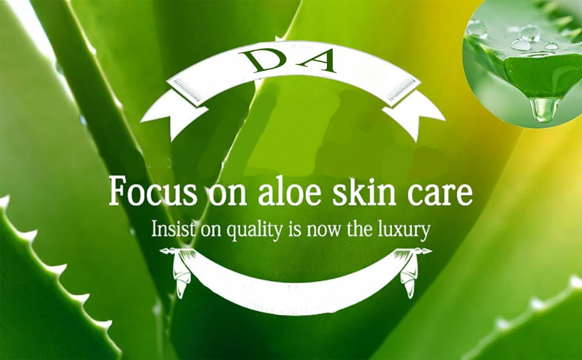 ROAD CREW Aloe Vera gel 300 ML Natural AloeVera Gel -Organic Moisturizing Cream, Soothing and Hydrating, Sunburn and Scar Repair, Care for Face Body Hair