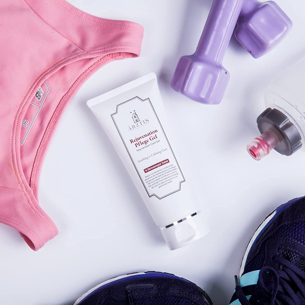 ARZTIN Rejuvenation Pflege Gel, Moisturizing Smoothing Cooling Gel Essence, Soothing Refreshing Non-Sticky Gel, Soothing and Hydrating Aloe Vera for Dry & Sensitive Skin