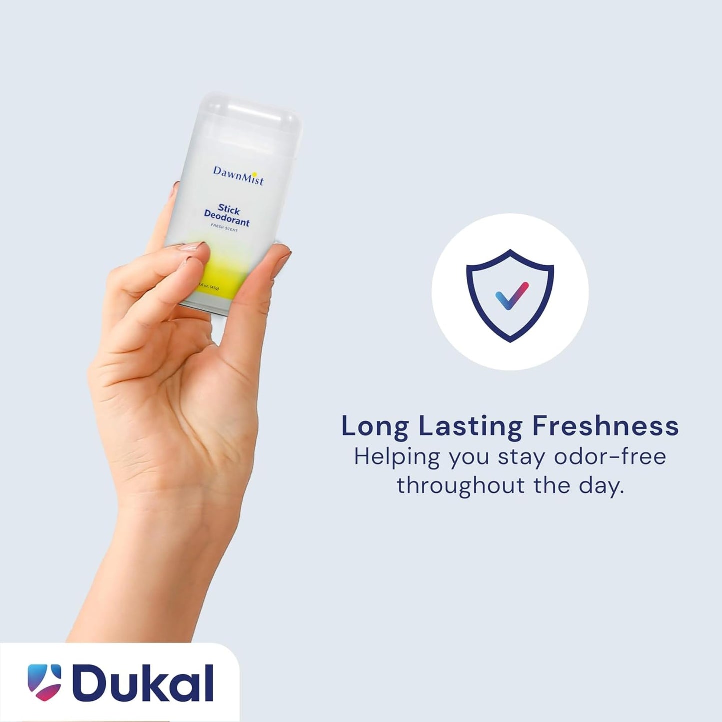 DAWNMIST Stick Deodorant, Fresh Scent 1.6 oz. Clear (Box of 144)