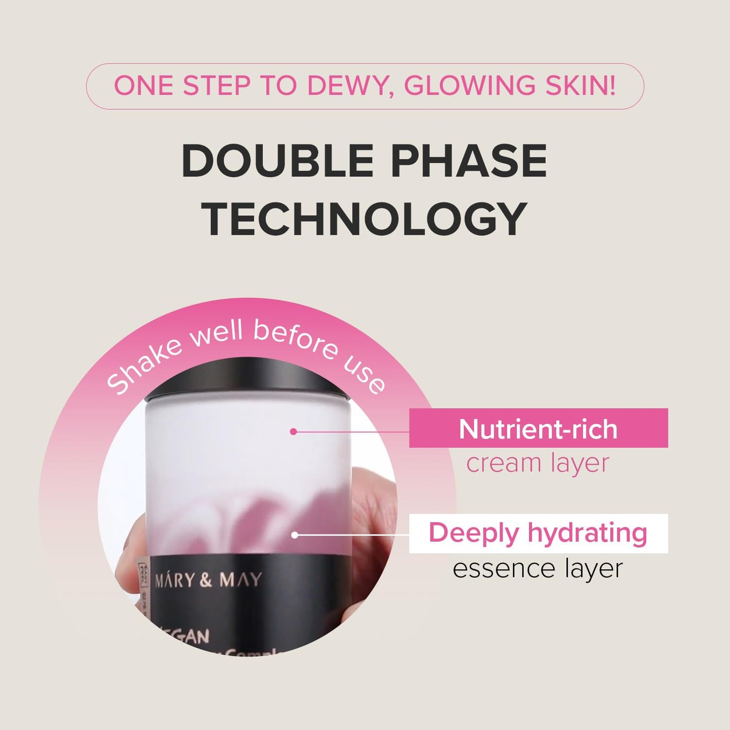 Mary&May Vegan Blackberry Cream Essence | Milky Essence Toner | Deep Hydration | Korean Skincare | Strengthens Skin Barrier | Plumping & Firming | Lightweight Formula (140ml/4.73 fl.oz.)