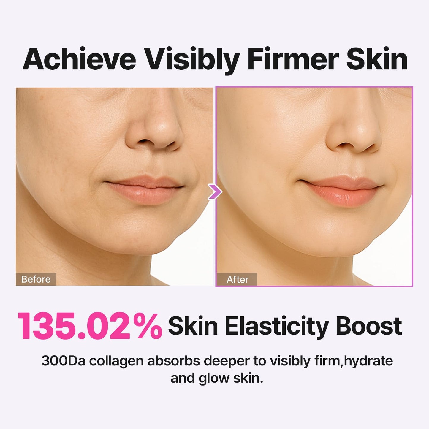 VEGANIFECT Collagen Overnight Wrapping Peel Off Facial Cream Mask with Jelly Brush, For Elasticity, Hydrating, Hydrolyzed Collagen & Peptide, Glass Skin, Korean Skincare, 2.73 Fl Oz