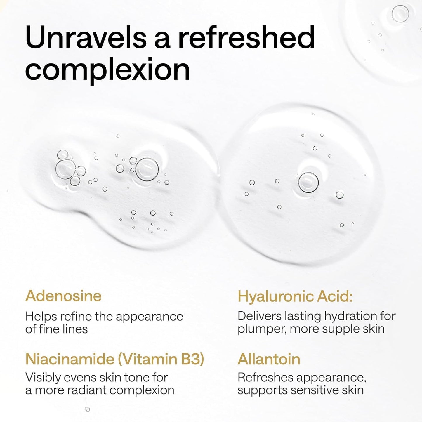 Korean Hyaluronic Acid and Niacinamide Serum for Face Skin Care – Reinforced with Glycerin, Vitamin E – Dark Spot Correcting Glow Serum for Women, Men – Day & Night Facial Moisturizer for Dry Skin