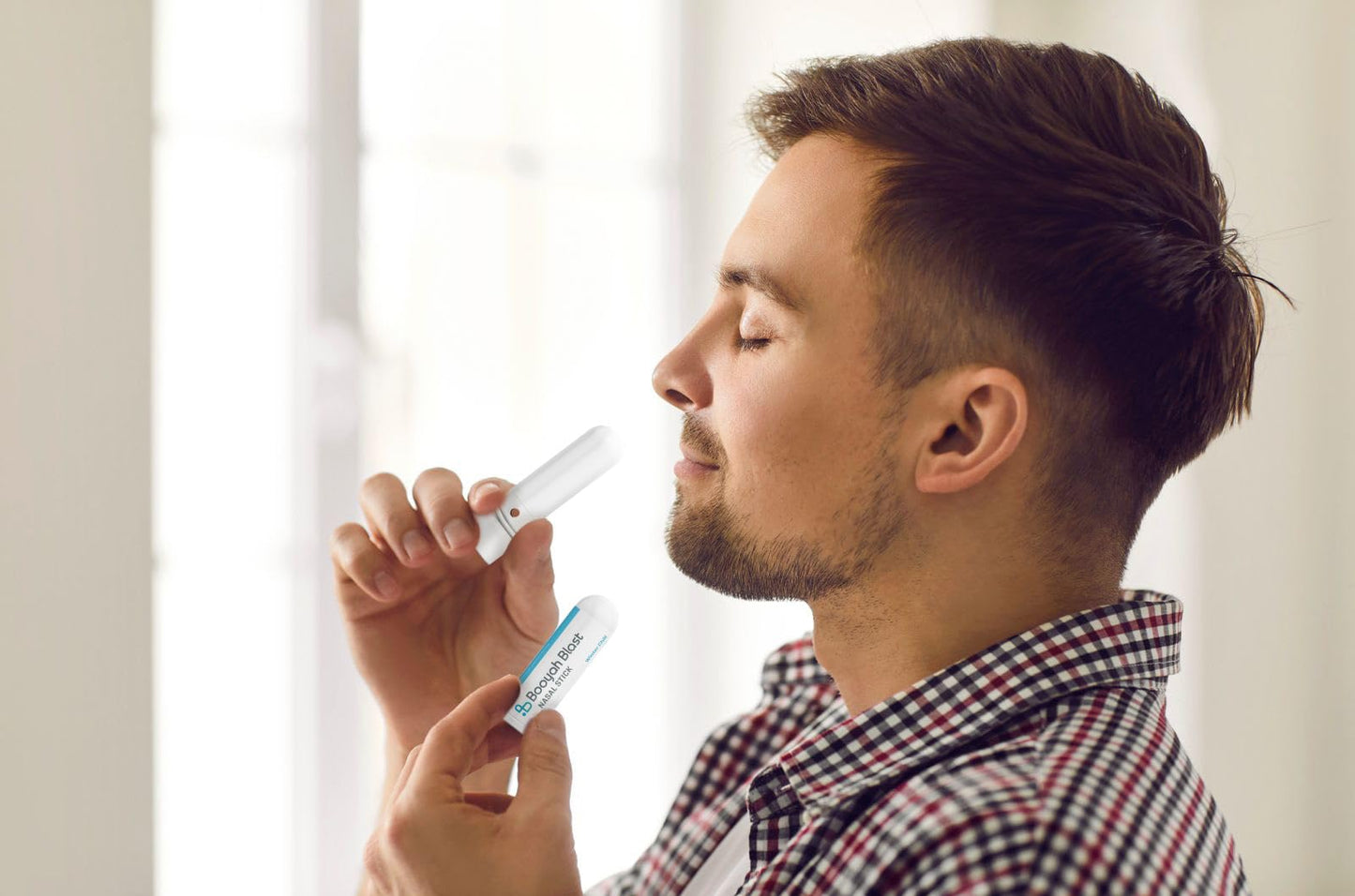 BOOYAH BLAST Nasal Sticks, Natural Sinus Inhaler Stick, Menthol Inhaler, Nasal Inhaler Stick 4PK (Winter Chill, Citrus Kick, Lavender Dream, Melon Rush)