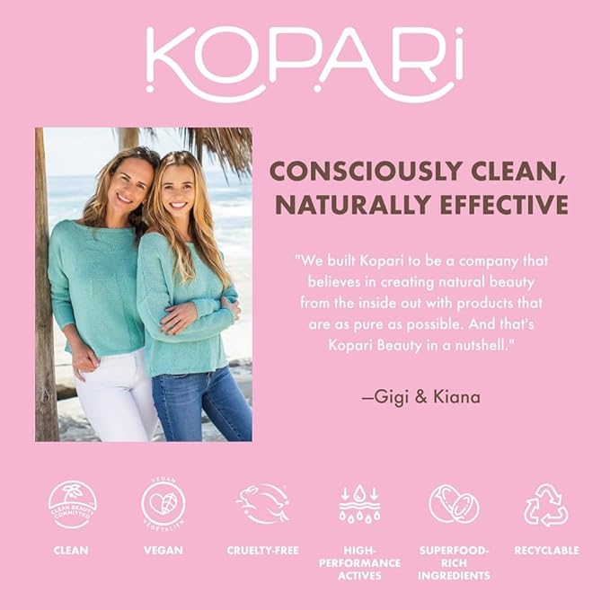 Kopari Ultra Restore Firming Body Serum with Dual Peptide Complex, Deeply Hydrates, Improves Skin Tone & Texture, Firms & Enhances Elasticity, 5 oz