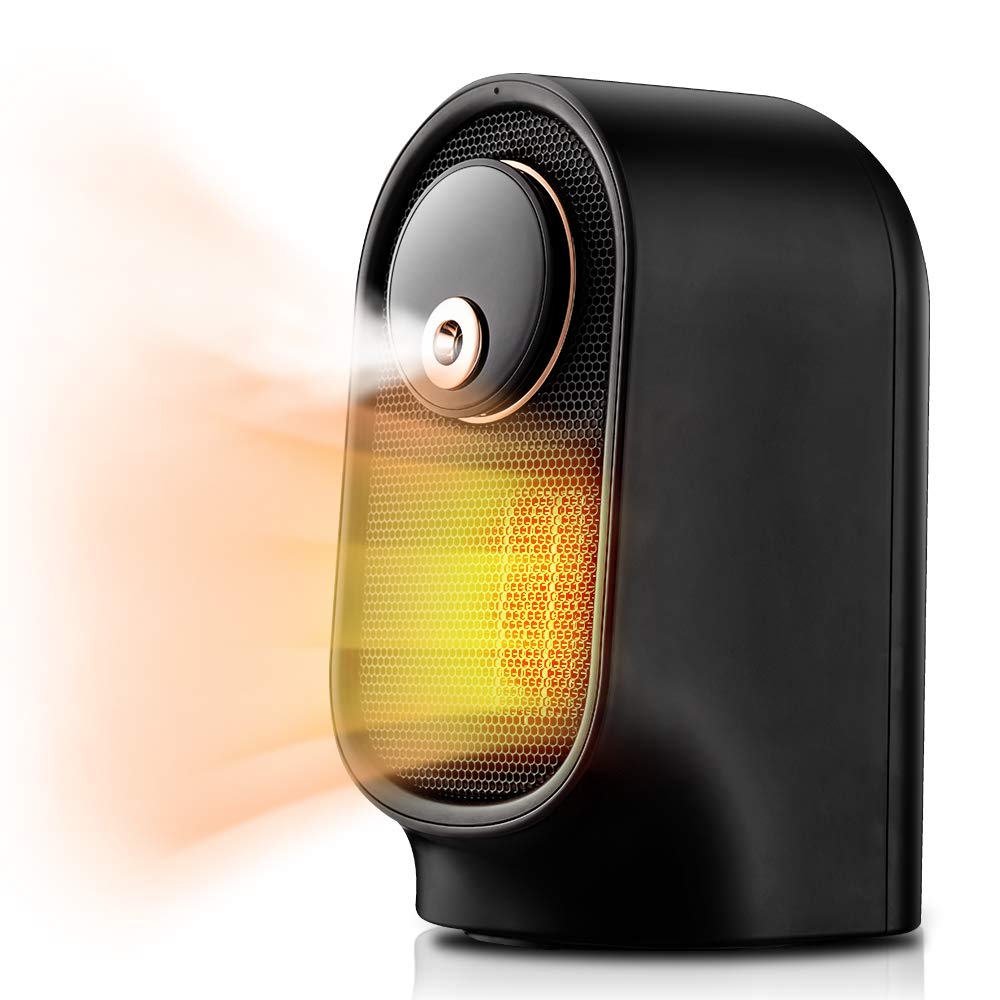 Black+Decker Portable Electric Heater with Humidifier Function, Fast Heating with Widespread Oscillation, Multi-protection, for Office Desk Bedroom Indoor Use