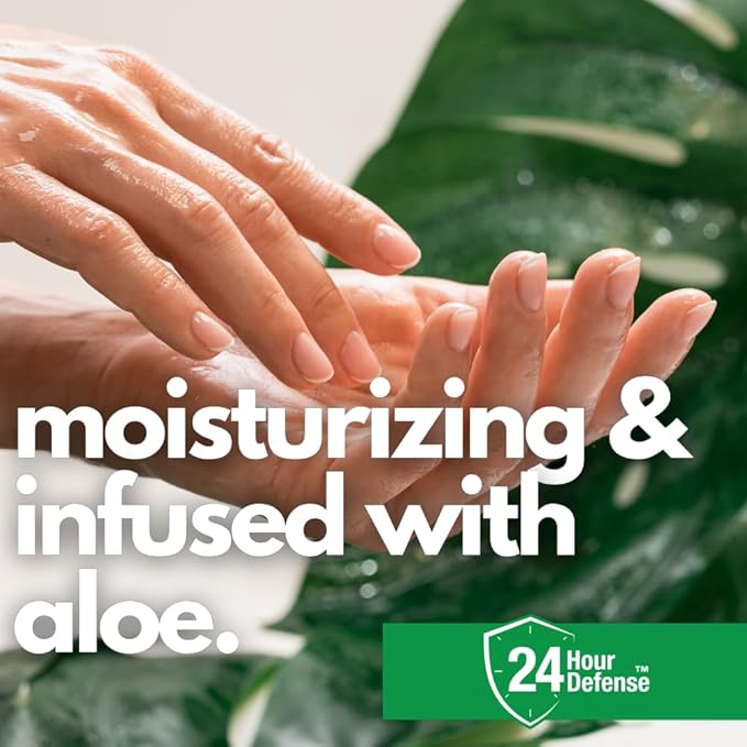 24 Hour Defense Foaming Hand Sanitizer | Kills 99.99% Of Germs | Stays Effective Throughout Hand Washings For 24 Hours Of Lasting Protection | Rich, Moisturizing Foam | Fragrance Free (20oz)