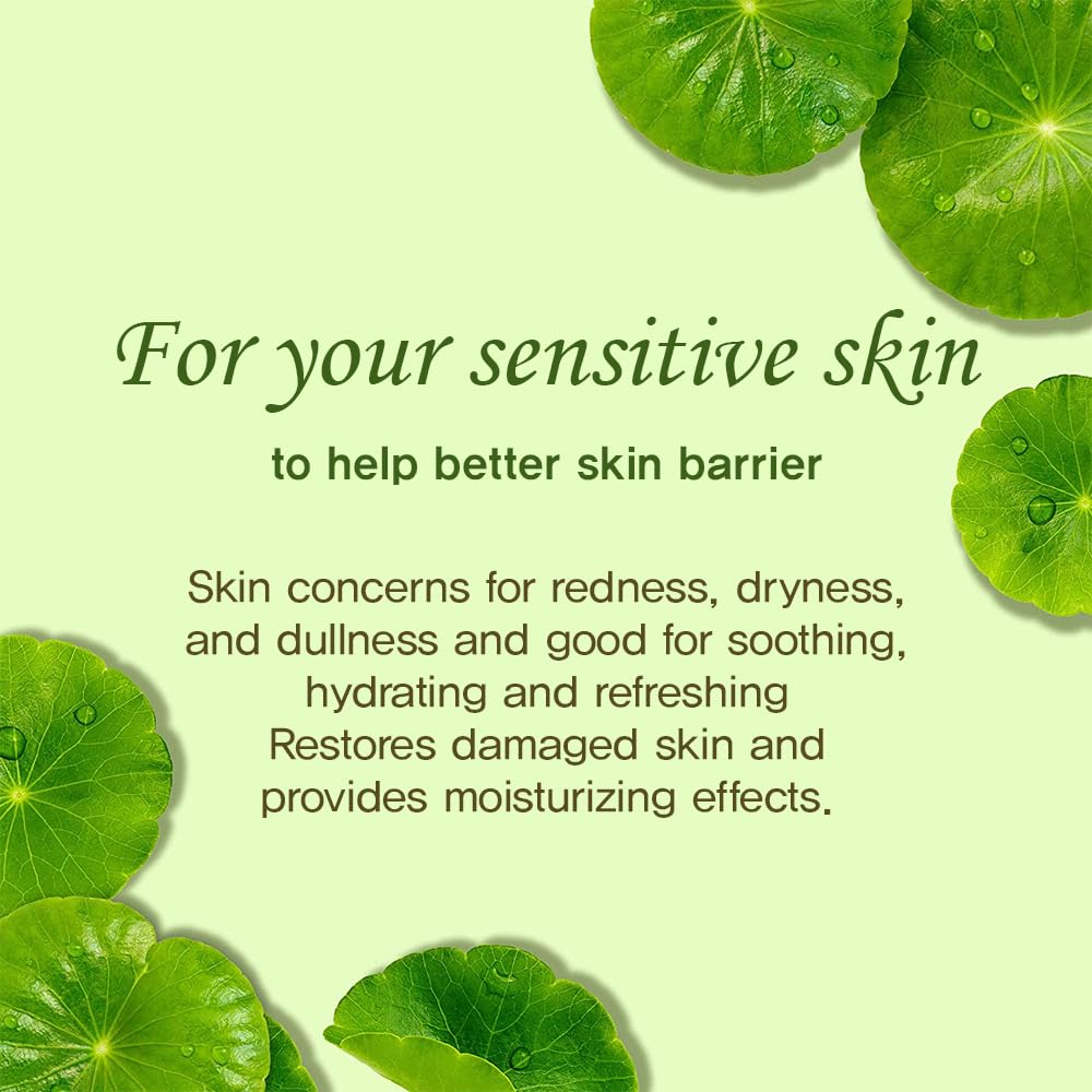 CELLEANSER Real Ampoule - 100% Centella Asiatica Extract Water, Single-Ingredient Soothing Serum for Sensitive Skin, 1.01 fl.oz