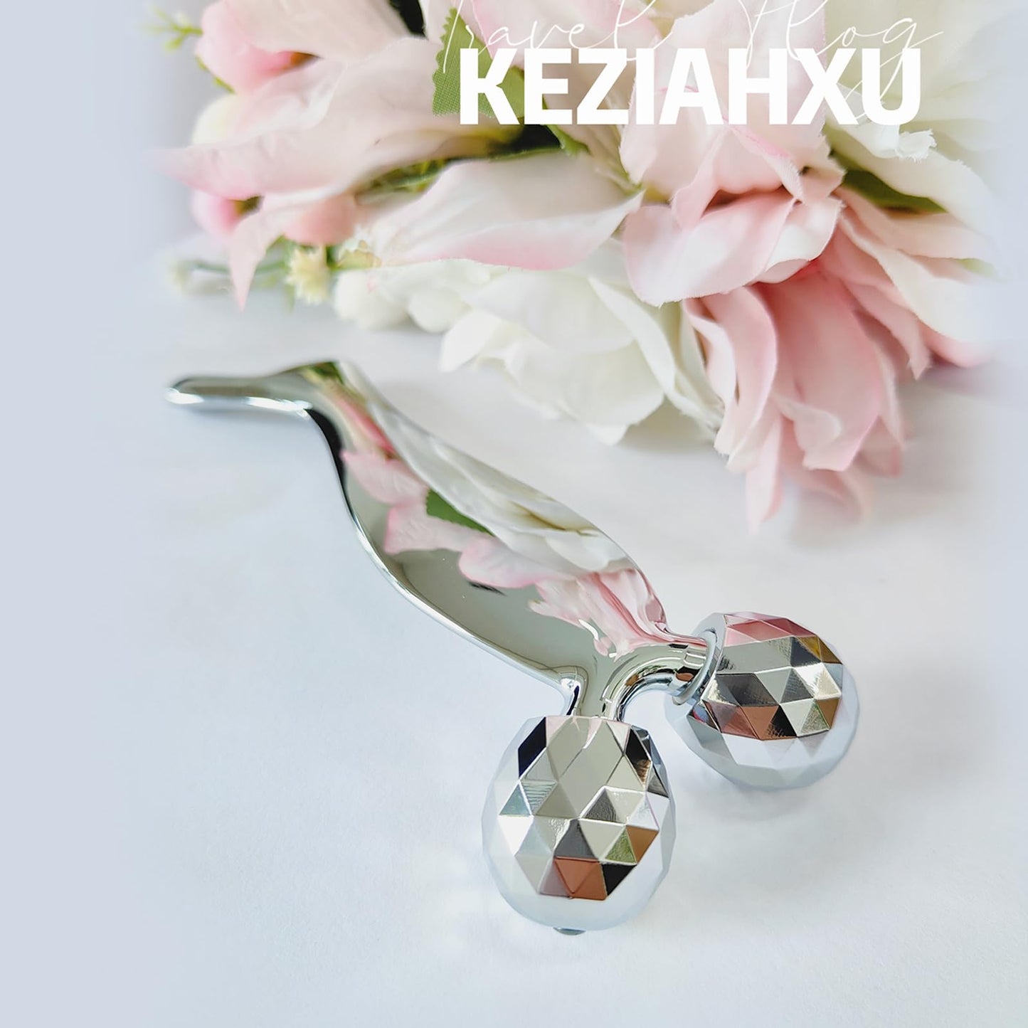 KEZIAHXU Facial Massage Roller, Gua Sha Face Roller Tool 2-in-1, Skin Care Roller for Face Neck Body, Reduce Puffiness Remove Wrinkles,Gift for Women. (Facial Roller Tool)