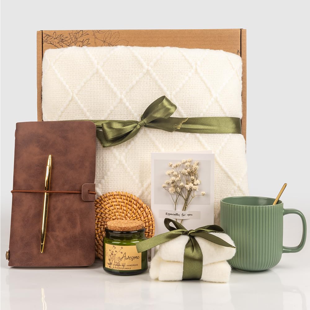 Anforsun Birthday Gifts for Women Self Care Gifts Get Well Soon Gifts, Care Package Gifts Basket for Women Mom Her Best Friends Sister Wife Girlfriend, Coworker