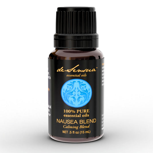 deSensua Nausea Relief Oil Synergy Blend for Motion Sickness, Gas, Bloating, 100% Pure Essential Oils Blends, Nausea Relief for Pregnant Women, Pure Essential Oils for Diffusers for Home 15 mL