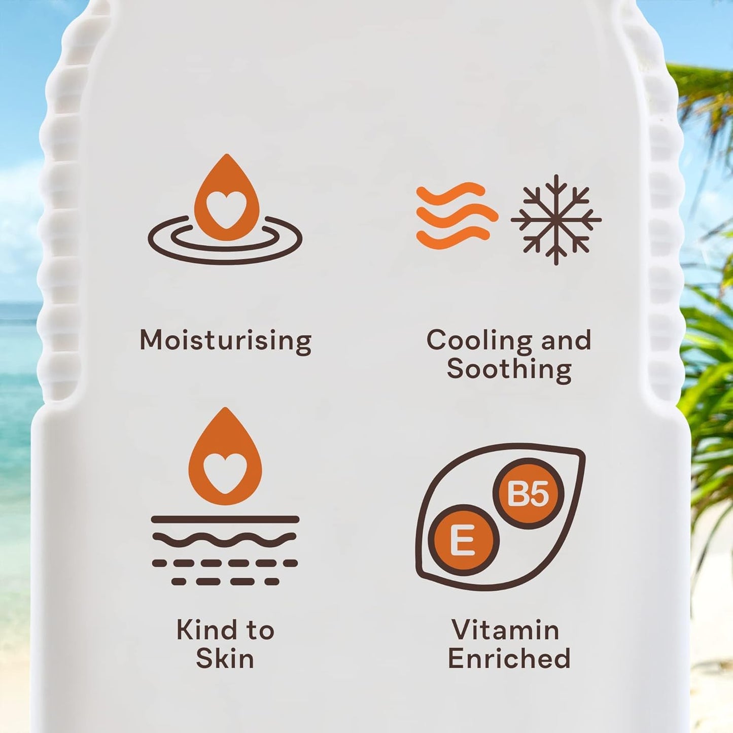 Malibu After Sun Lotion 3.4 fl oz – Cooling Aloe Vera & Vitamin E Moisturizer for Sunburn Relief, Hydrating Post Sun Care for Face & Body, Fast-Absorbing, Made in UK