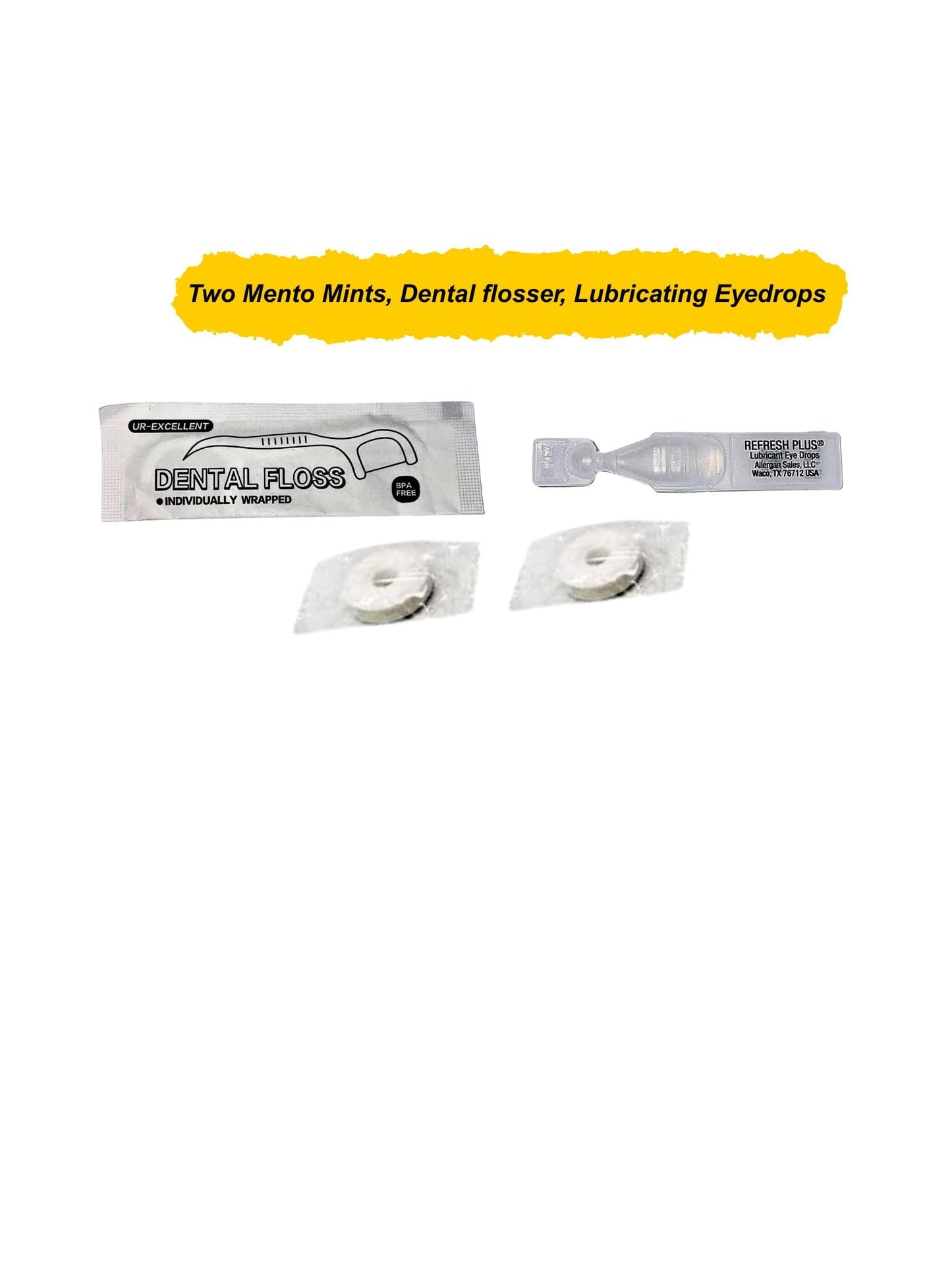 Travel Kit – Pre-Packed TSA-Approved Bag | Compact Goodie with Pain Relief, Stain Remover Wipe, Ear Plugs, Vitamin C, Eye Drops & Mints for Flights, Road Trips & Vacations