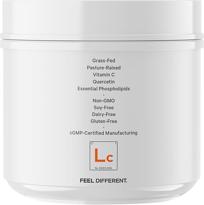 Codeage Liposomal Collagen Peptides Powder + Vitamin C & Quercetin, Phospholipid Complex, Grass-Fed Pasture-Raised Hydrolyzed Collagen Type I & III Supplement All-in-One, Non-GMO, 14.97 oz