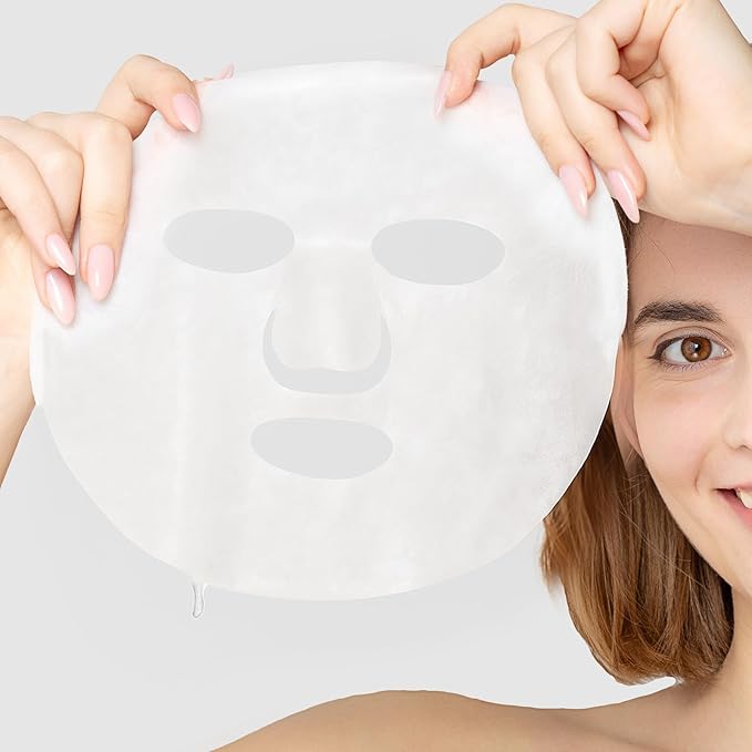 Collagen Face Mask - Hydrating & Moisturizing Sheet Mask with Natural Centella Asiatica for Soothing Skincare, Deeply Nourishing Dry Skin 1-Count