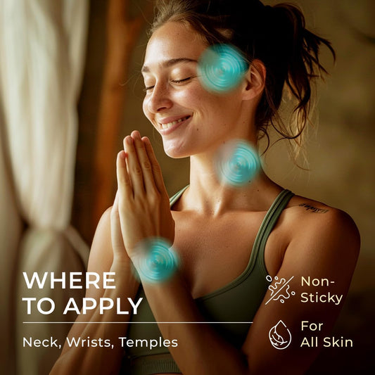 Gya Labs Thyme Essential Oil Blends Roll on for Skin - Natural Thyme Oil Roller, Fresh Herbaceous Scent - Natural Aromatherapy, Travel Size (0.34 Fl Oz)