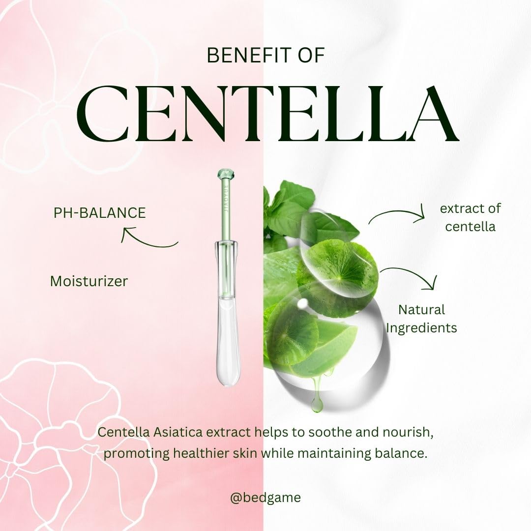 BED GAME Vaginal Moisturizer - Intimate Moisturizing Feminine Lube Injector for Women's Dryness- Disposable Prefilled Massage Gel (10 Pcs)