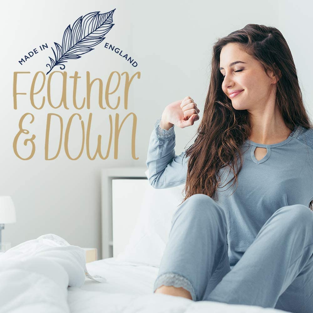 Feather & Down Straight to Sleep Gift Set (50ml Pillow Spray & 50ml Body Lotion) - The perfect sleep duo, infused with lavender & chamomile essential oils. Vegan Friendly & Cruelty Free.