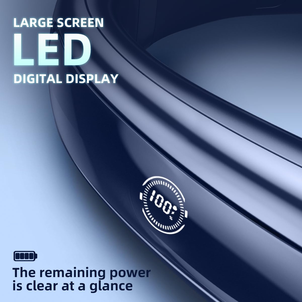 Portable Neck Fan Personal Air Conditioner 5200mah Bladeless Cooling Neck Fan Portable Rechargeable That Blow Cold Air Neck Cooler Wearable Fan Around Your Neck For Men Women Travel Essentials Gift