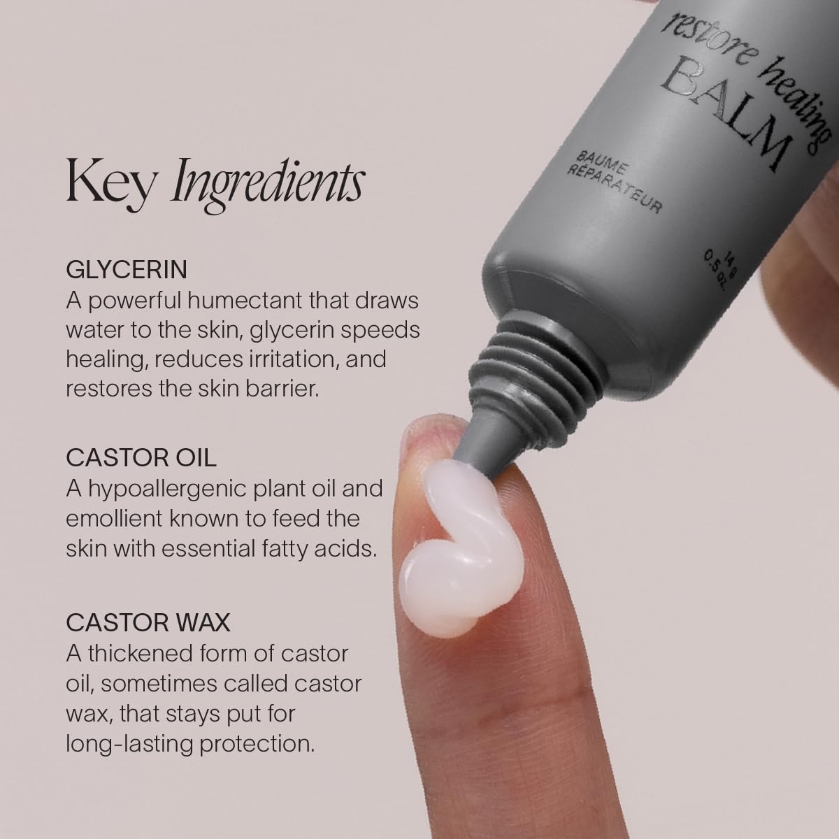 Doctor Rogers Restore Healing Balm. Multi-Purpose Healing Ointment & Moisturizing Eczema Relief Gel. Protects & Soothes Injured, Sensitive & Dry Skin 0.5 Ounce Tube (14 gram)