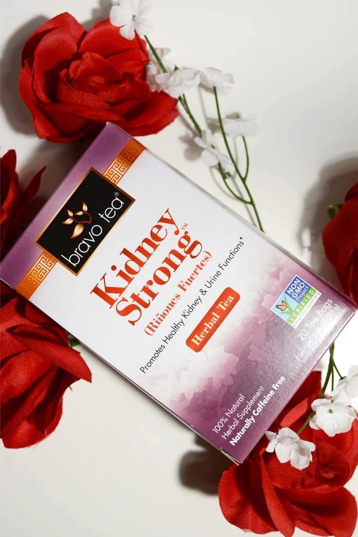 Bravo Teas Kidney Strong Herbal Tea, Caffeine Free, 20 Tea Bags (Four Pack)