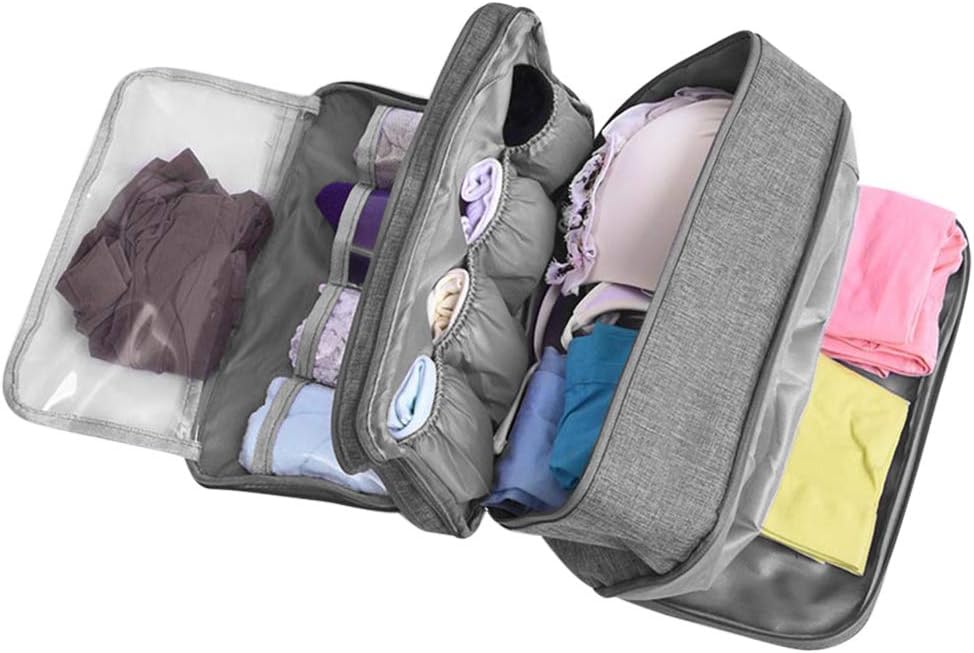 Travel Multi-function Underwear Organize Storage Bag Portable Bra Socks Lingerie Accessories Pack Cube Toiletry Bag