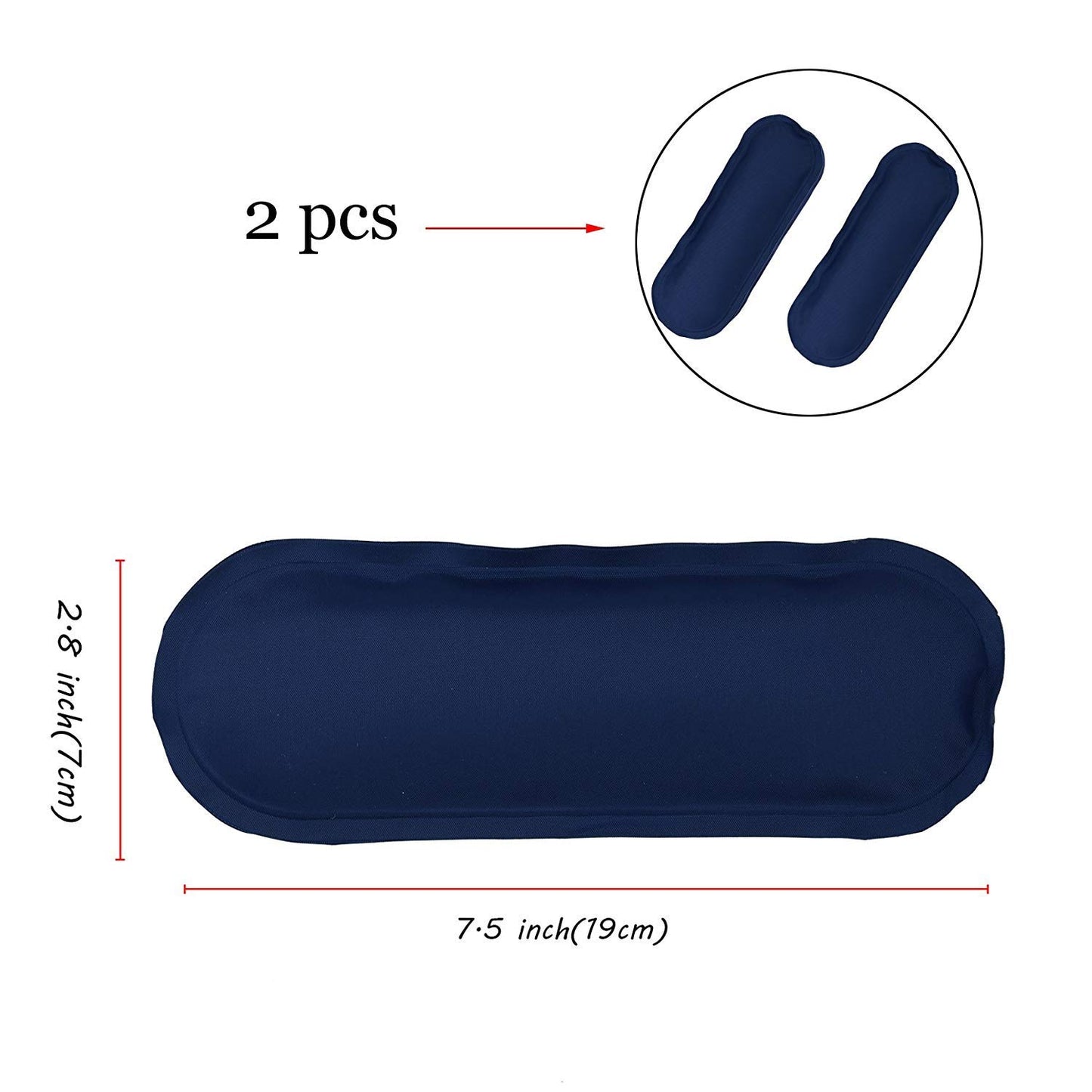 Goldwheat Insulin Cooler Travel Case Diabetic Medication Organizer Medical Cooler Bag with 2 Ice Pack Waterproof and Insulation Liner, Light Blue