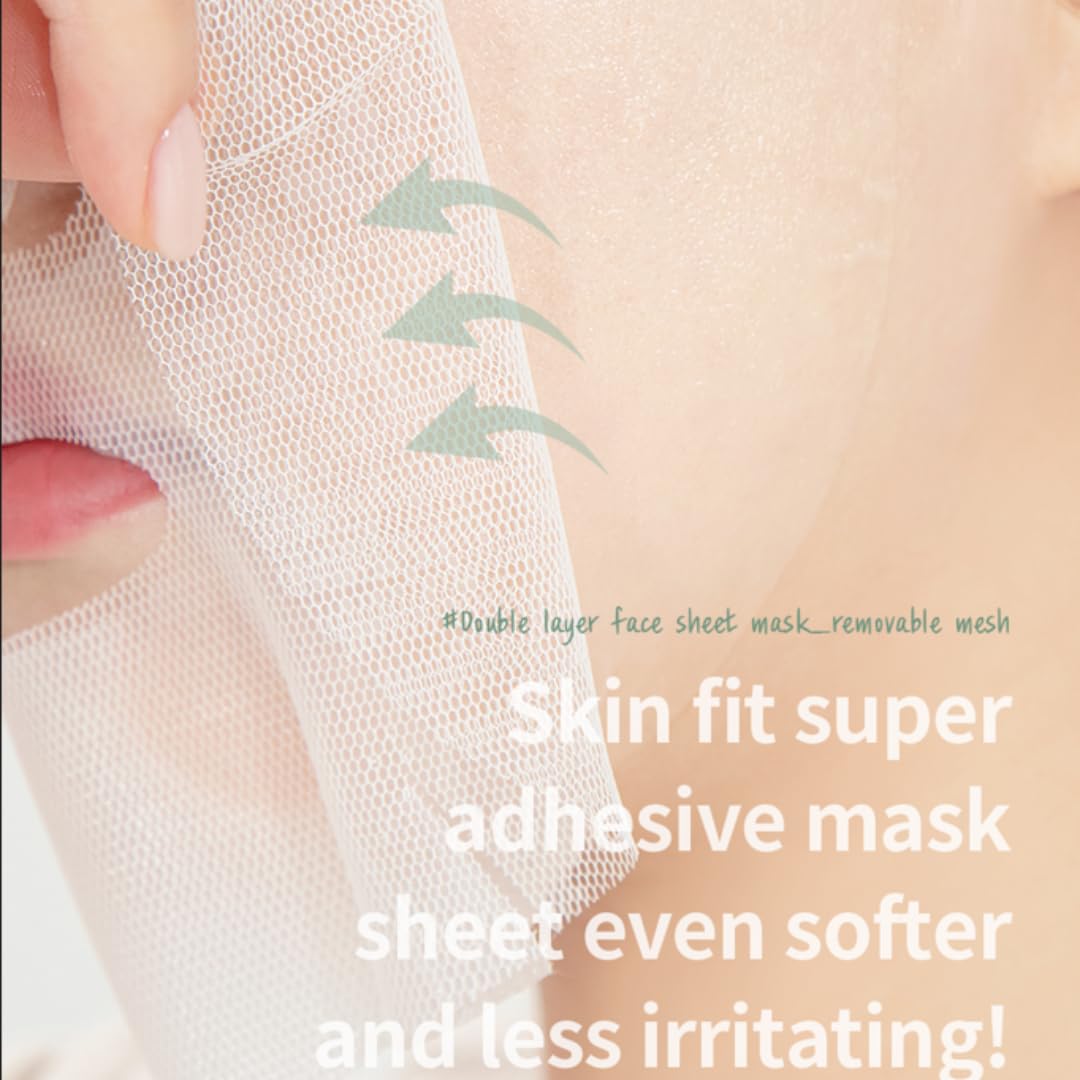 FARMSTAY TeaTree Biome Calming Mask -Daily Facial Gentle for Sensitive Skin, Korean Skin Care, Hydrating& Soothing, Acne Calming mask,100% cellulose, for Women,Men,Teenager,0.84 fl.oz.*10Sheets